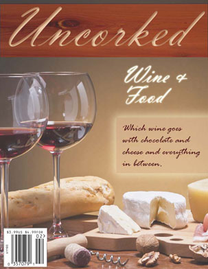 Wine magazine cover.